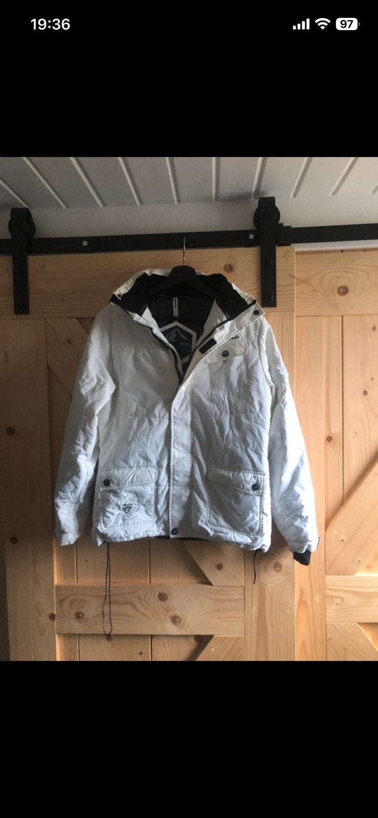 Mountain peak witte wind dichte jas., Ophalen of Verzenden, Zo goed als nieuw, Jack
