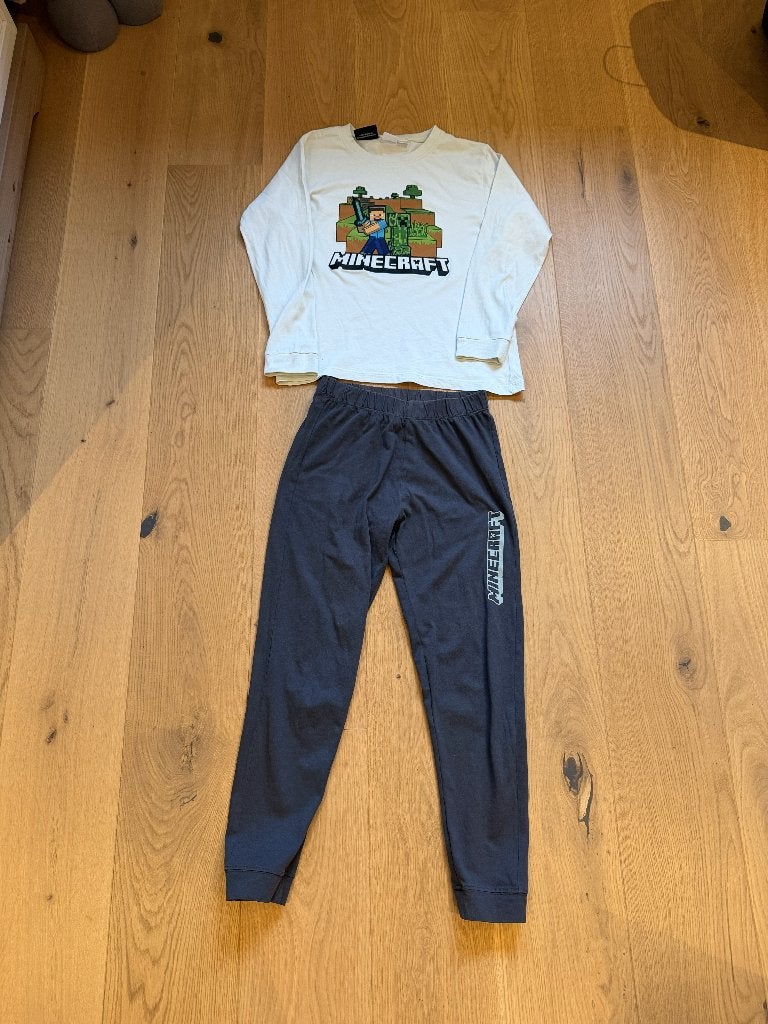 Pyjama maat 140 Minecraft Zara, Kinderen en Baby's, Ophalen, Nacht- of Onderkleding, Minecraft, Zo goed als nieuw