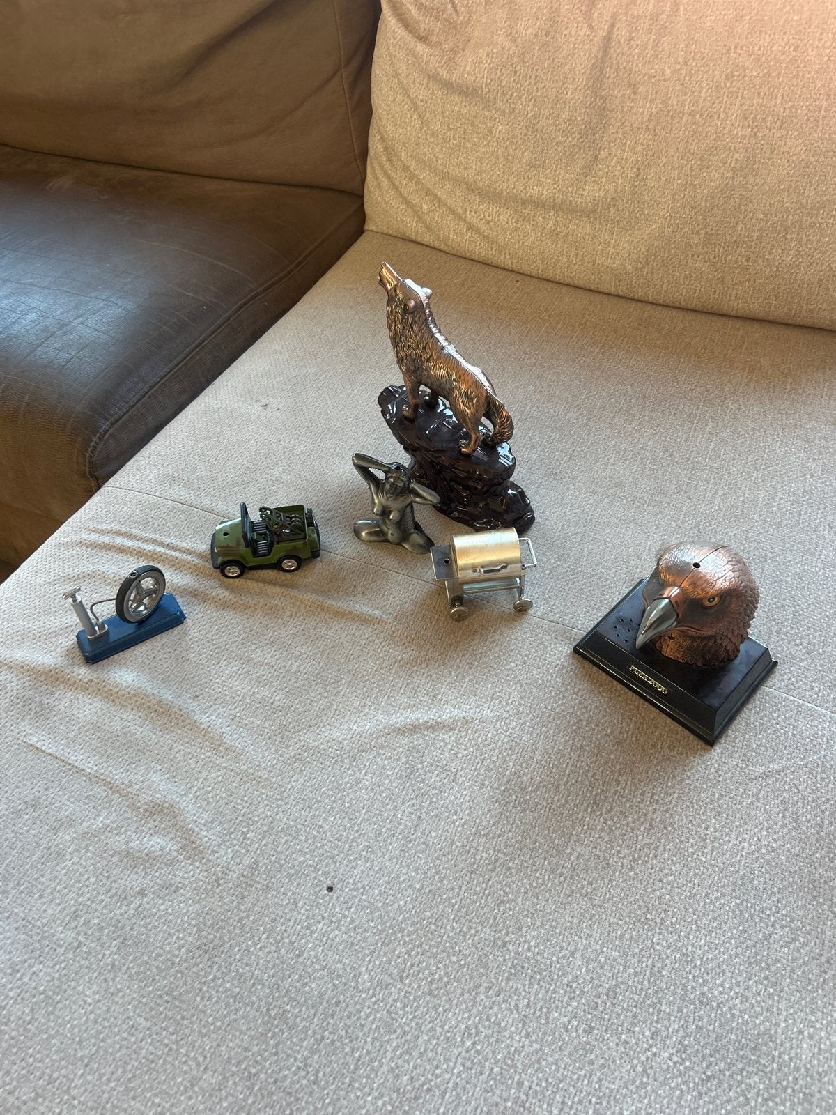 Verzameling van 5 unieke aanstekers, Ophalen, Gebruikt