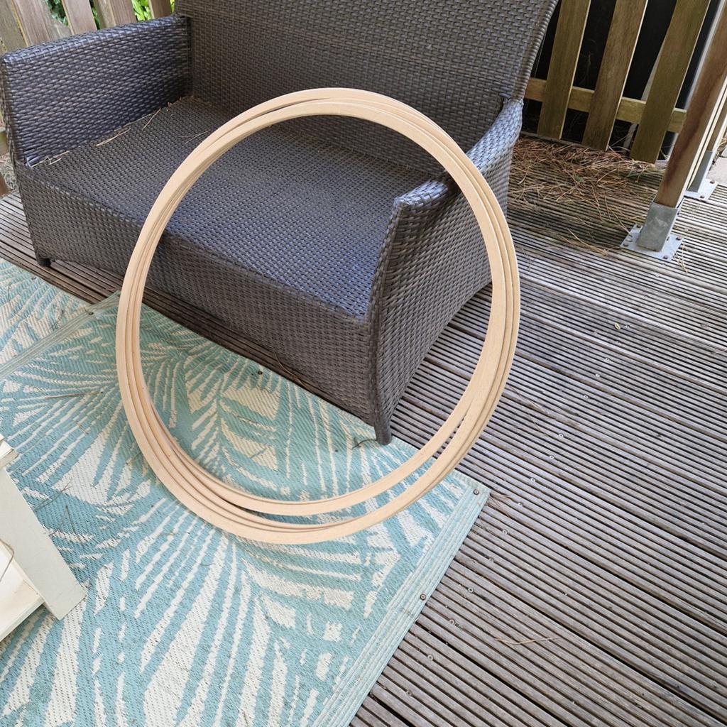 Houten mandela ring, 90 cm, Hobby en Vrije tijd, Ophalen of Verzenden, Nieuw