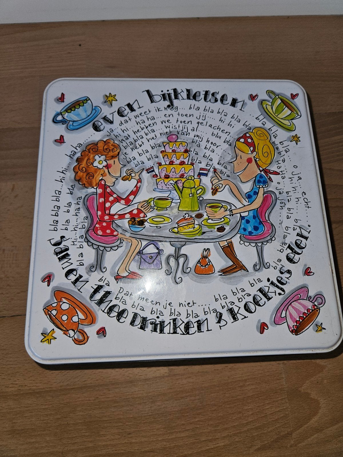 blond Amsterdam koekblik, Ophalen of Verzenden, Koek(jes)