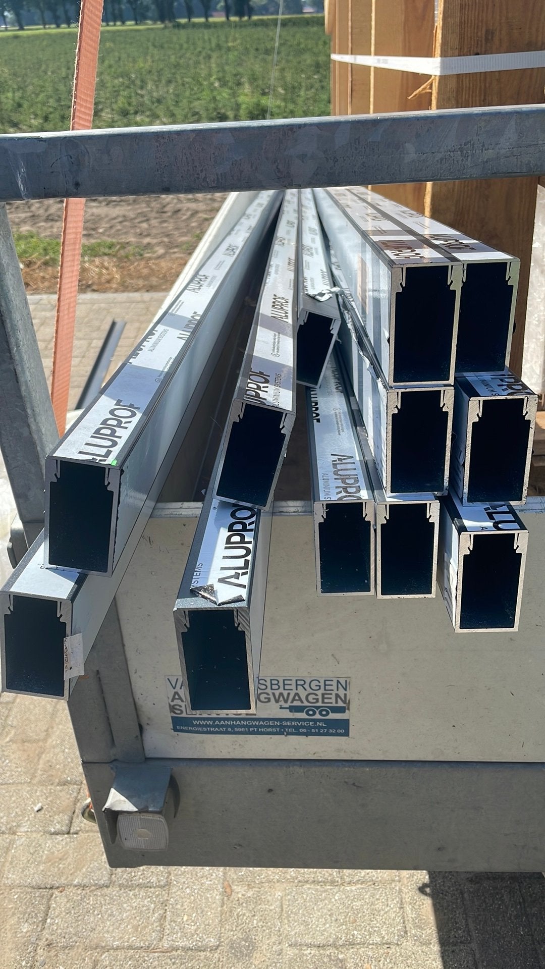 Aluminium kabelgoten ral7016 en ral7021, Doe-het-zelf en Verbouw, Metalen, Ophalen, Nieuw, Aluminium
