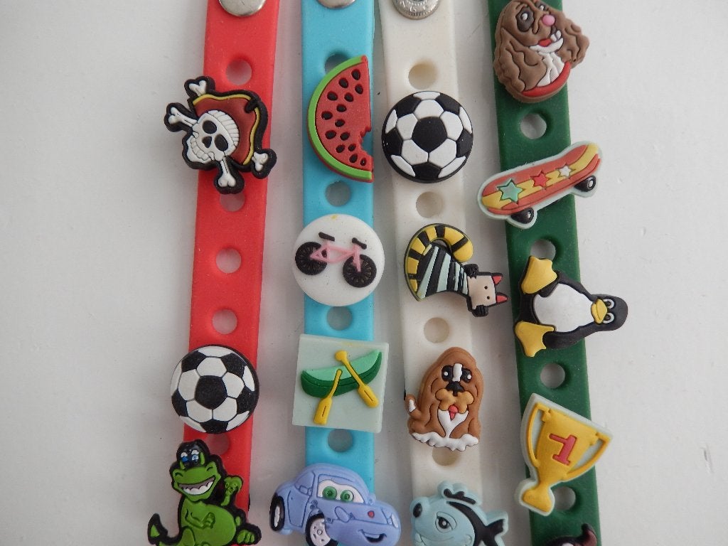 * Siliconen bedels ook geschikt voor crocs *, Overige kleuren, Kunststof of Plastic, Nieuw, Ophalen of Verzenden
