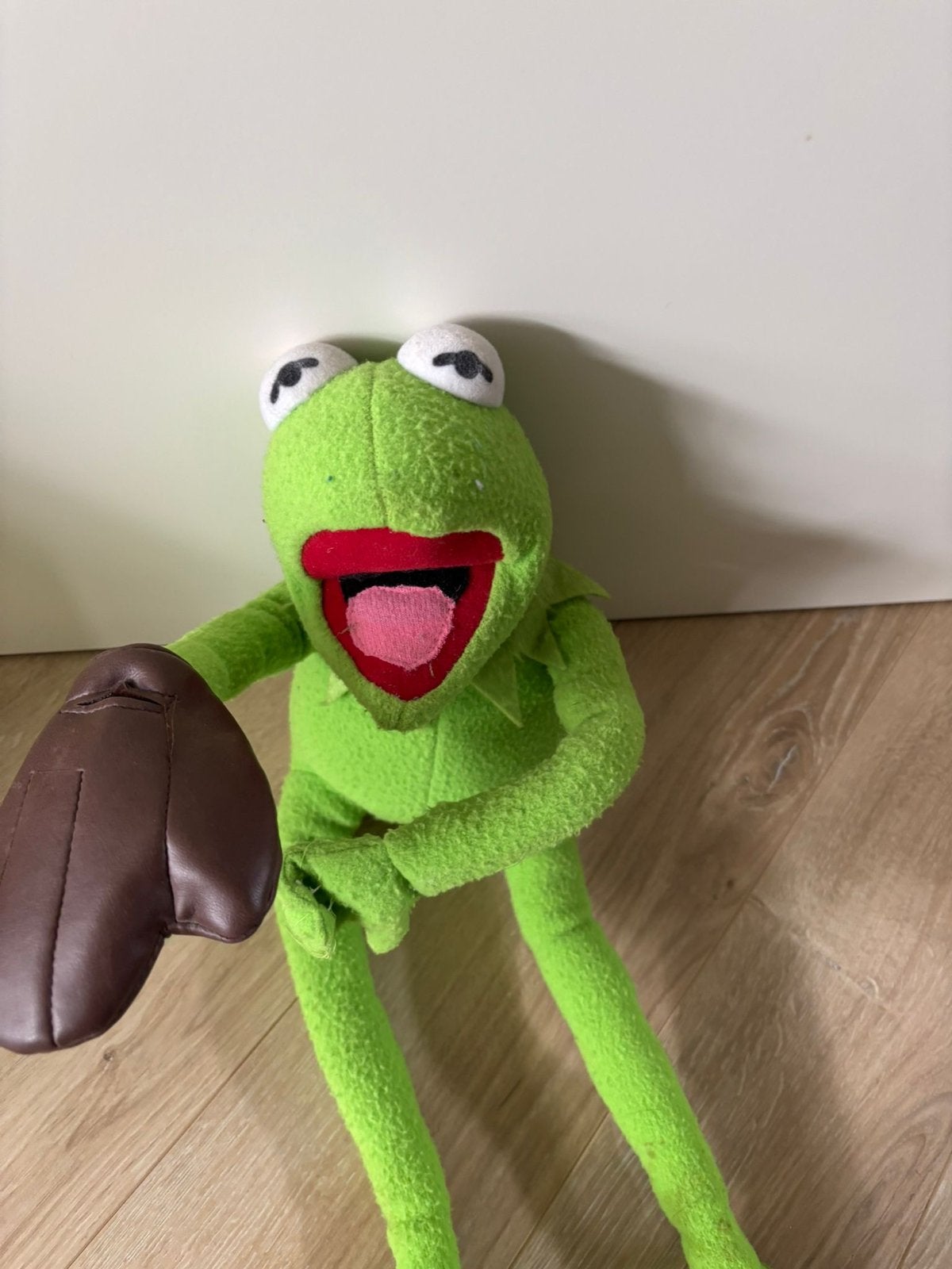 GROTE KERMIT DE KIKKER (HONKBALLER), Kikker, Groen, Ophalen of Verzenden, Zo goed als nieuw