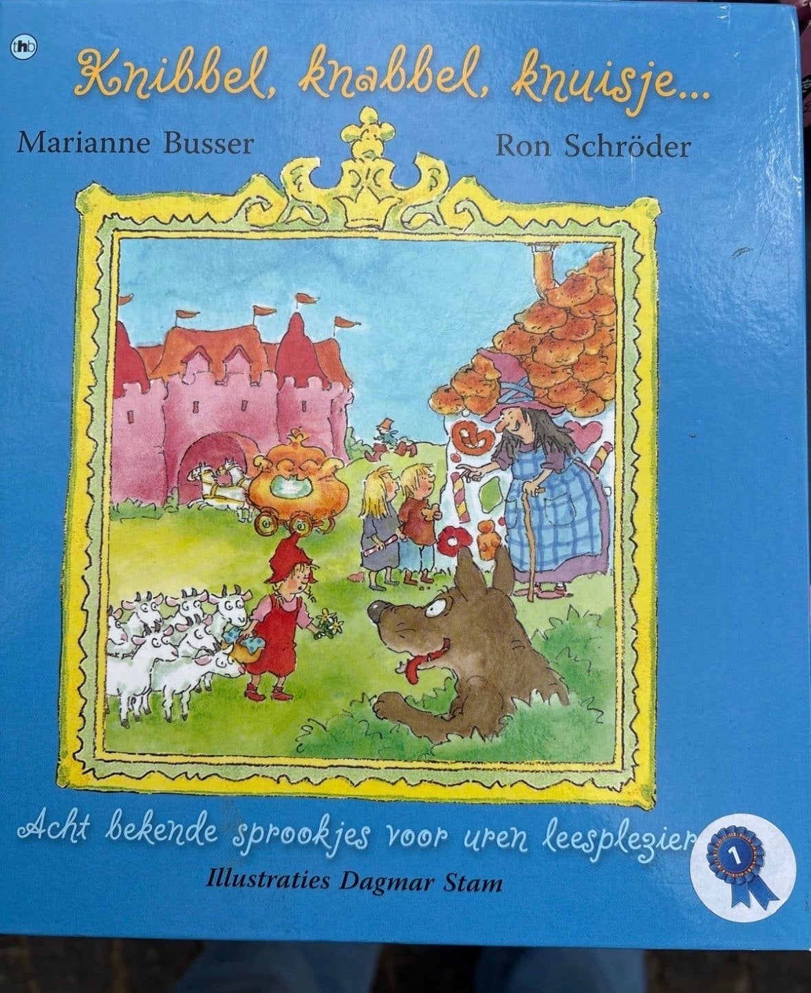 Knibbel, knabbel, knuisje... Sprookjesboek, Ophalen of Verzenden, Gelezen