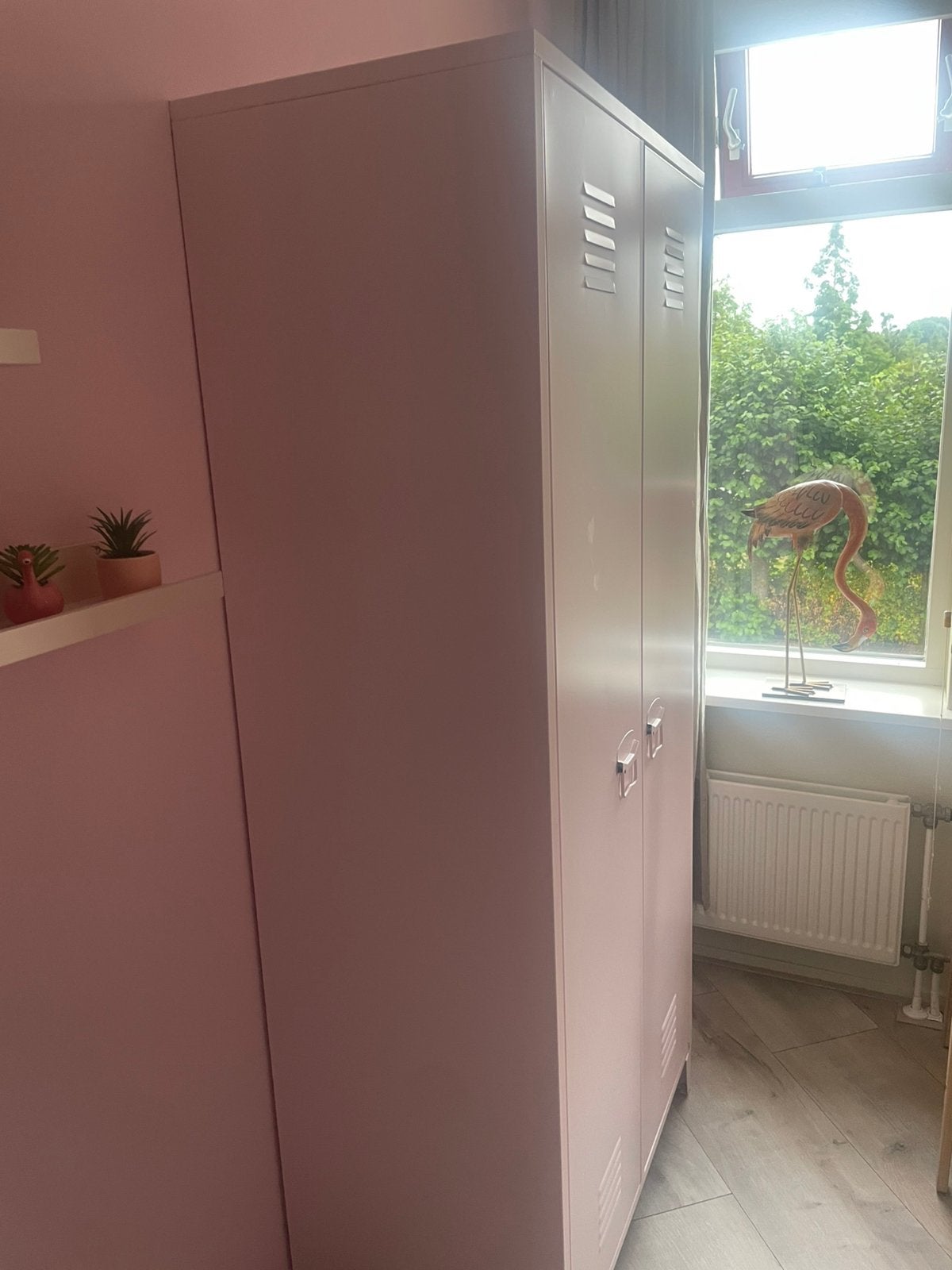 Locker kledingkast baby roze, Ophalen, 50 tot 100 cm, Zo goed als nieuw, 150 tot 200 cm