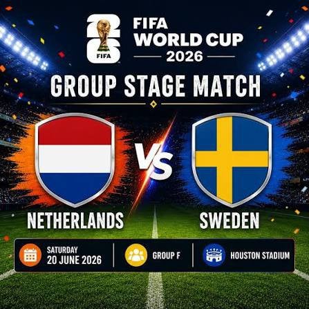 Nederland Vs Sverige - 4 tickets - Cat 2, Losse kaart, Drie personen of meer, Juni, Buitenland