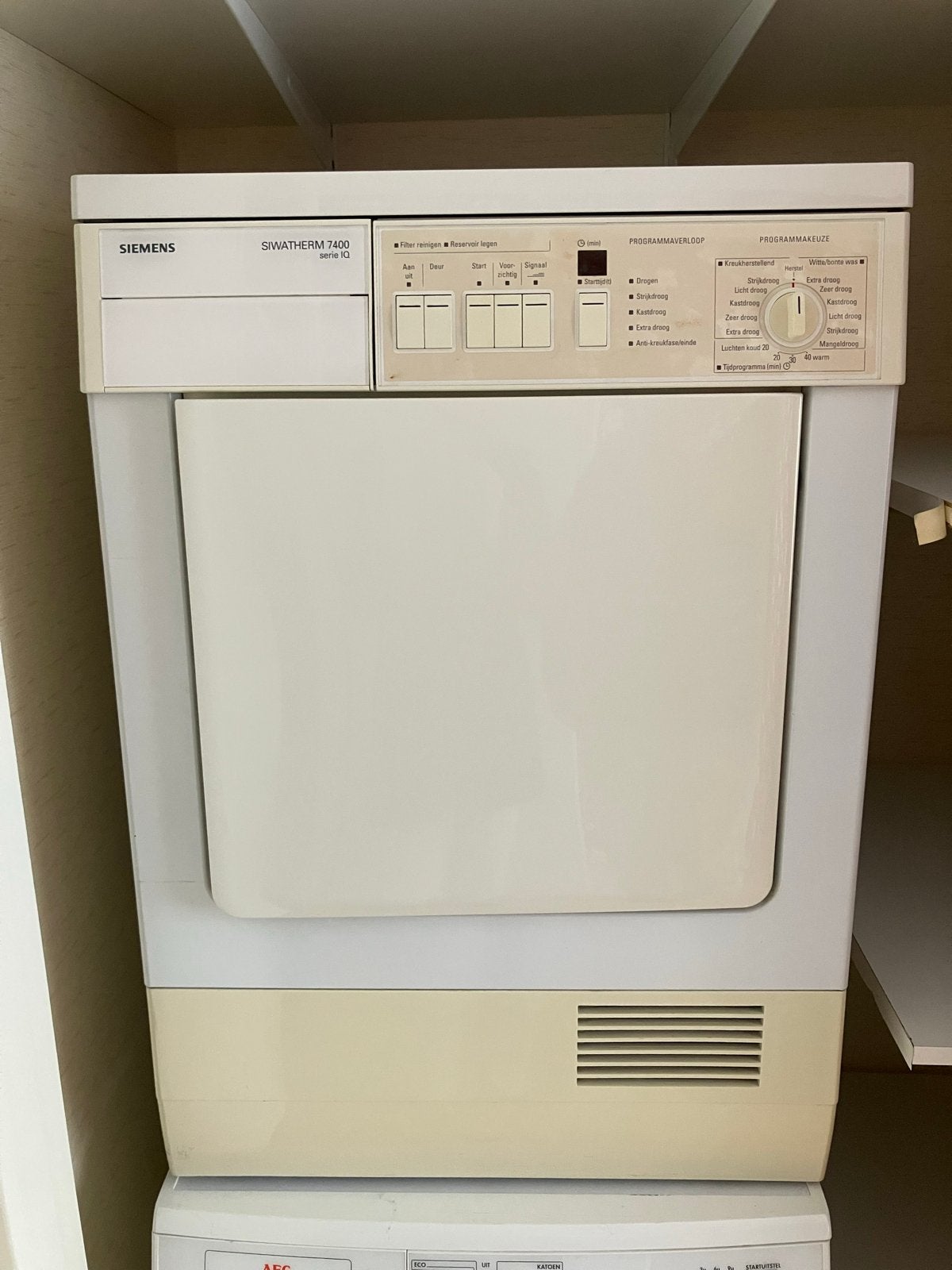 Siemens Siwatherm condensdroger, Ophalen, 6 tot 8 kg, Gebruikt, Voorlader