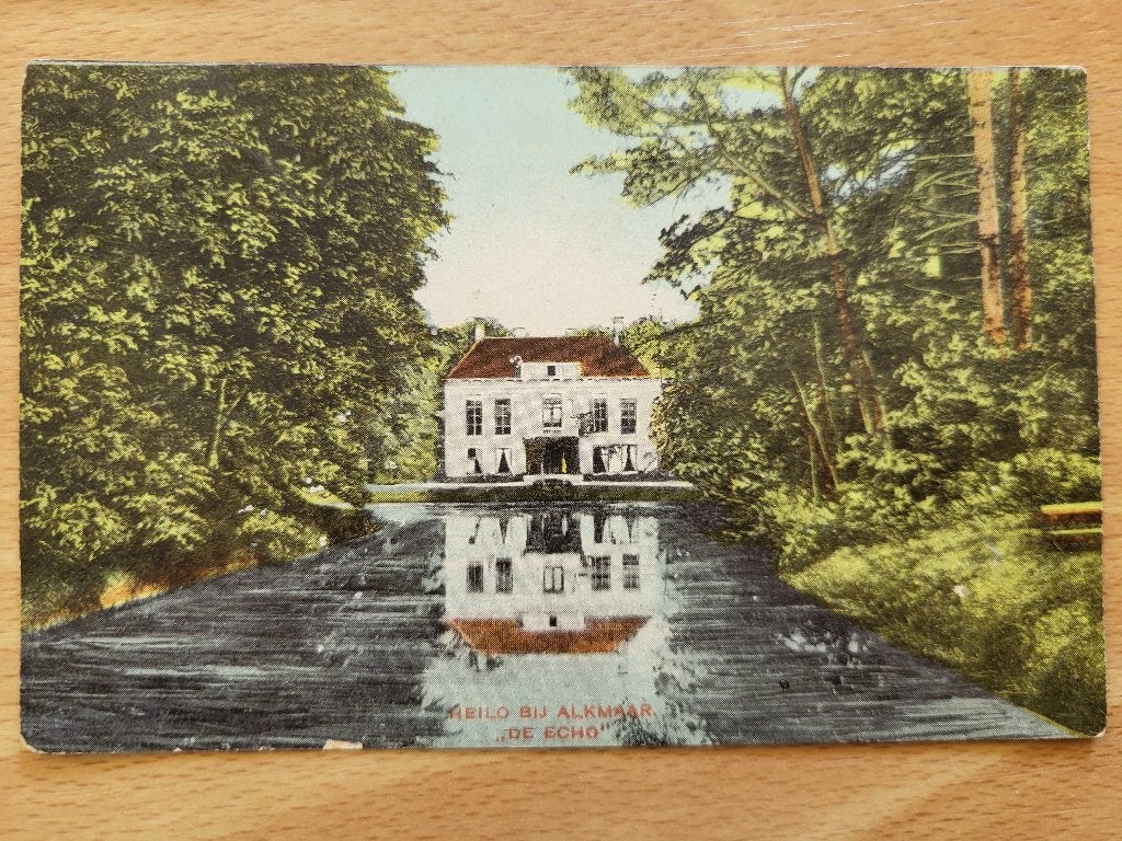 ansicht HEILOO de Echo, Verzamelen, Ophalen of Verzenden, Voor 1920, Noord-Holland