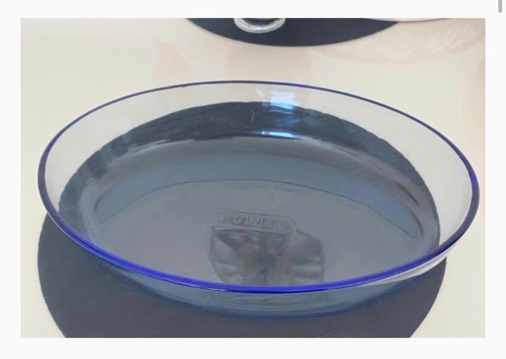 Pyrex Ovaal ovenschaal schaal glazen zware kwaliteit servies, Ophalen, Zo goed als nieuw