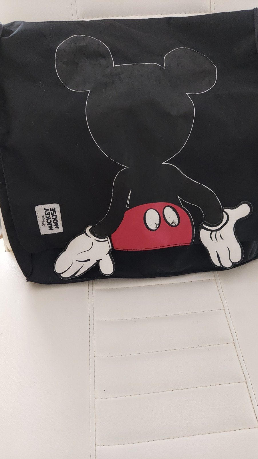 Disney Mickey Mouse Schoudertas Zwart - Gebruikt, Ophalen of Verzenden, Gebruikt, Zwart, Overige merken