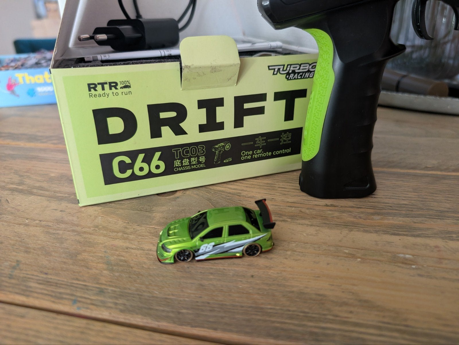 Drift C66 Turbo Racing RC Auto 1:76, Ophalen of Verzenden, Nieuw, 1:50 of kleiner, Auto