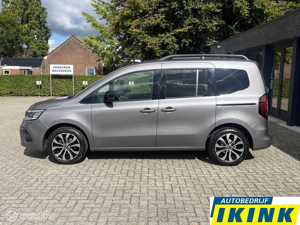 Renault Kangoo 1.3 TCe 130 Techno | Afneembare trekhaak, Auto's, Renault, Voorwielaandrijving, Gebruikt, Leder en Stof, 1333 cc