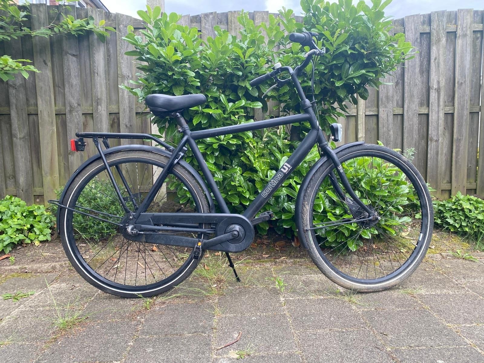 Cortina U1 Herenfiets, Fietsen en Brommers, Fietsen | Dames | Damesfietsen, Gebruikt, Versnellingen, 56 cm of meer, Schijfrem