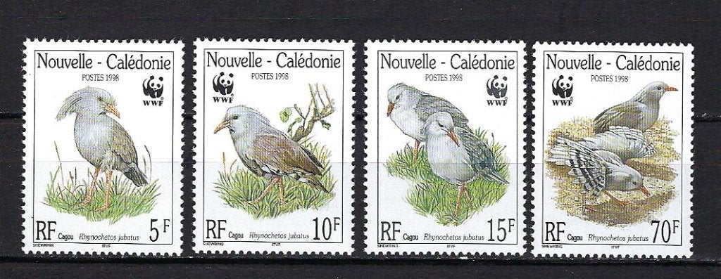 WWF Nouvelle-Caledonie Mi. 1144/1147 Postfris (vogels), Ophalen of Verzenden, Postfris, Dier of Natuur