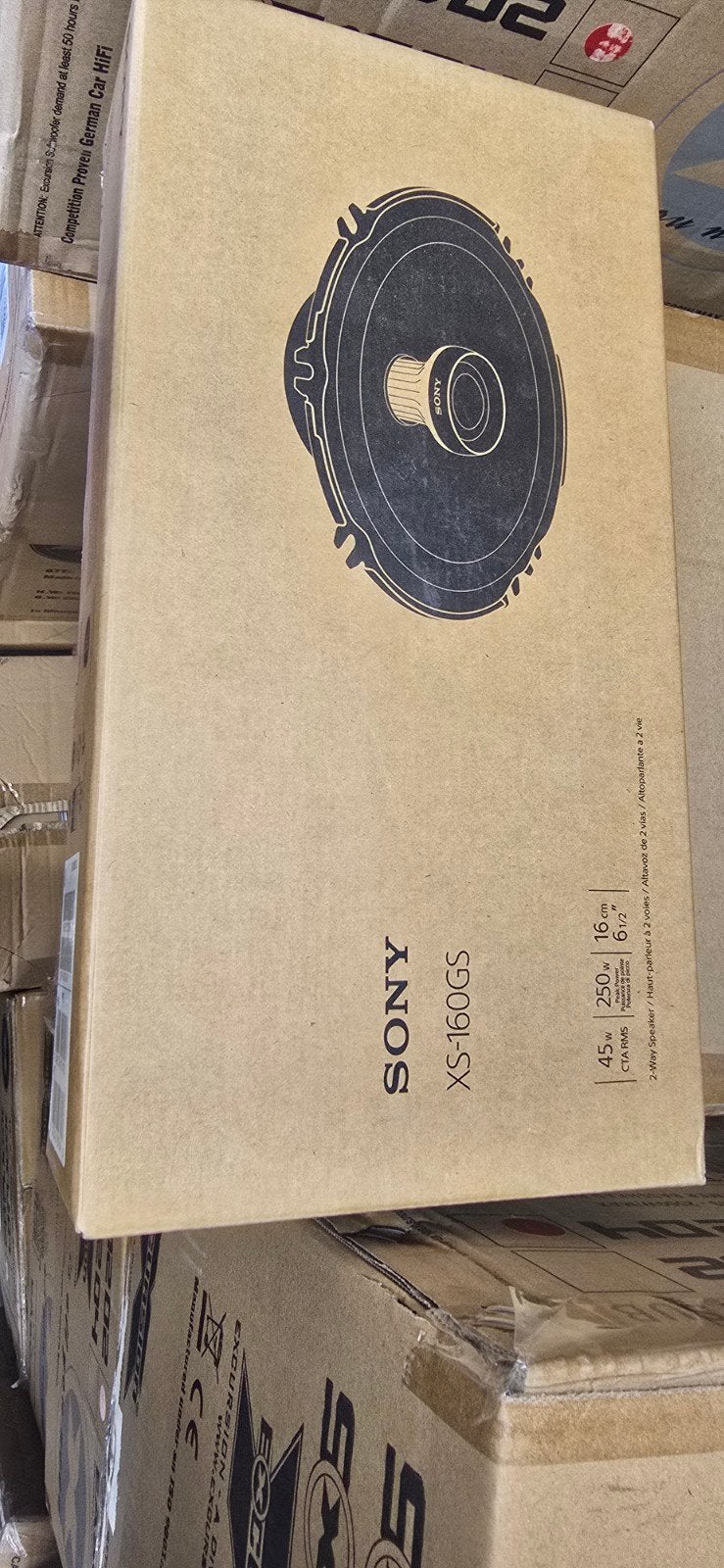 Nieuwe Sony XS-160GS 2-weg autospeakers - 16cm, 250W, Ophalen of Verzenden, Nieuw