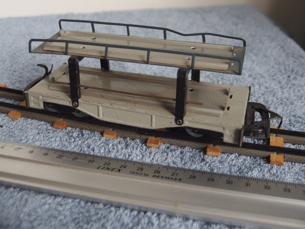 Biller Bahn Autotransporter nr 515 Schaal 0, Overige merken, Gebruikt, Gelijkstroom, Wagon