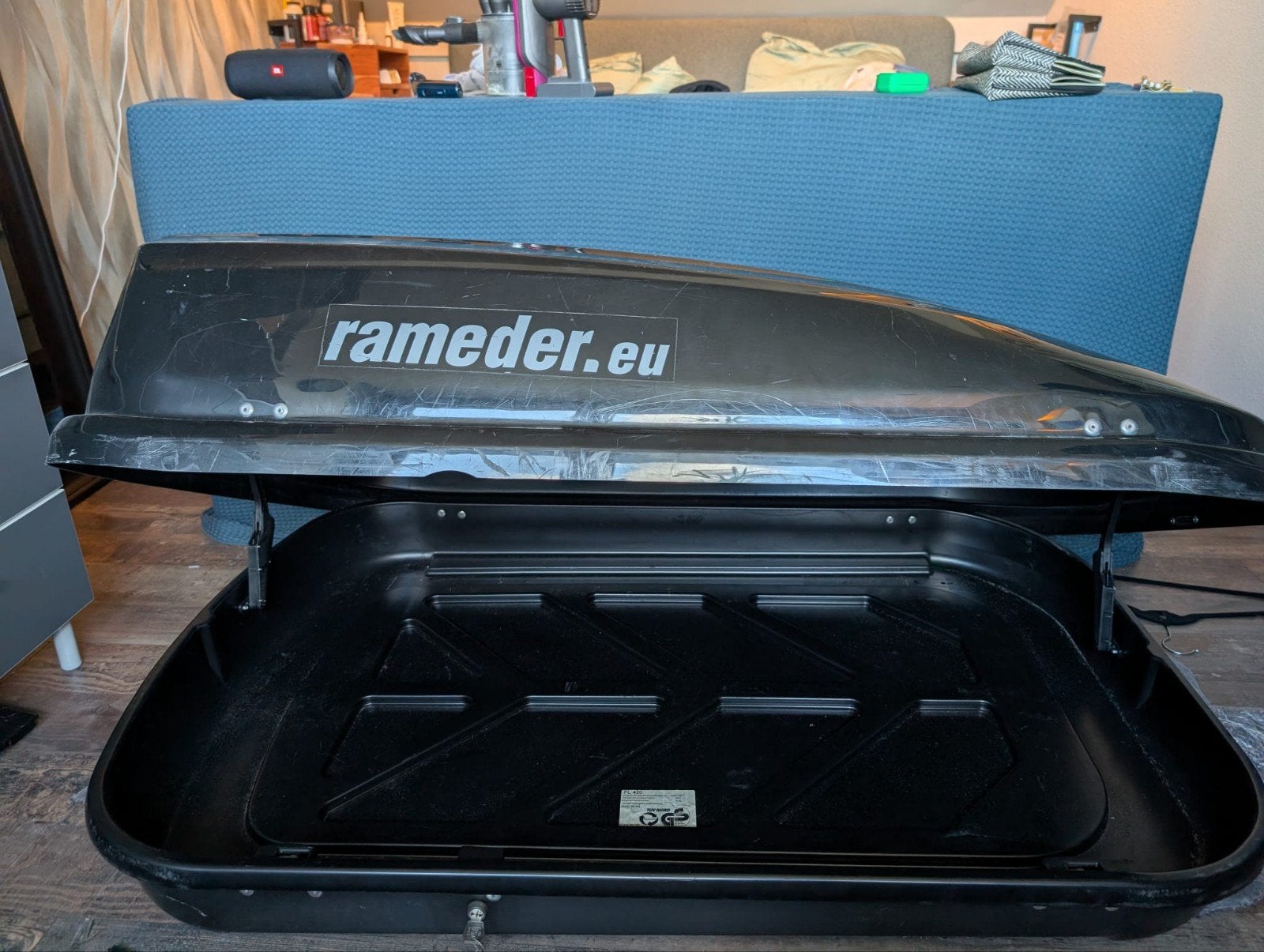 Rameder FL 420 Dakkoffer - 420 liter inhoud, Ophalen, Gebruikt