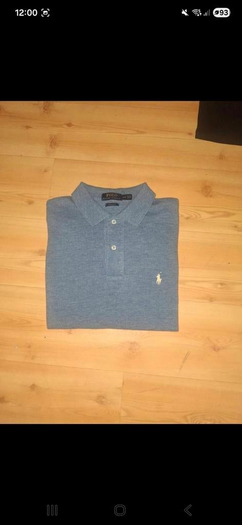 Ralph Lauren Polo Shirt - Blauw - Maat M, Ralph Lauren, Ophalen of Verzenden, Zo goed als nieuw, Maat 48/50 (M)