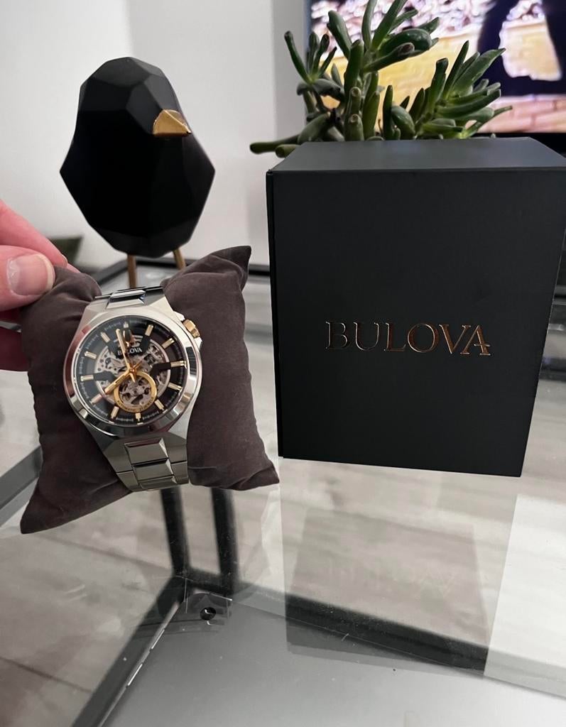 Bulova Automatisch Horloge - Zo goed als nieuw, Overige merken, Staal, Polshorloge, Ophalen of Verzenden