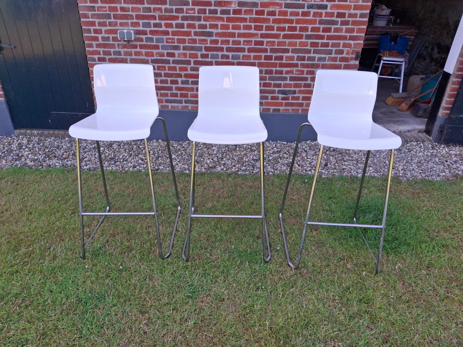 barkrukken, Tuin en Terras, Tuinstoelen, Ophalen, Zo goed als nieuw, Aluminium