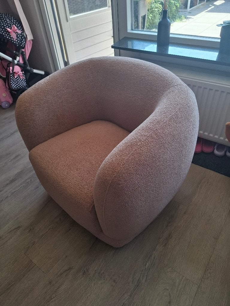 Roze stoel, Huis en Inrichting, Ophalen, Overige kleuren, Zo goed als nieuw, Eén