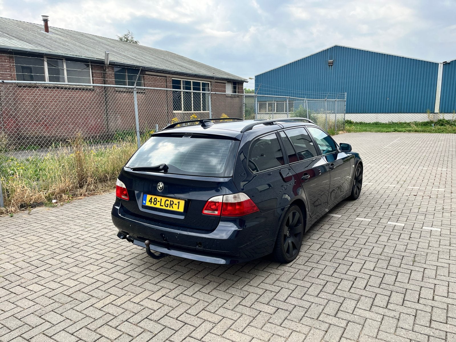 BMW 5-Serie 3.0 D 530 Touring AUT 2006 Blauw, Auto's, Automaat, Achterwielaandrijving, 2000 kg, Stationwagon