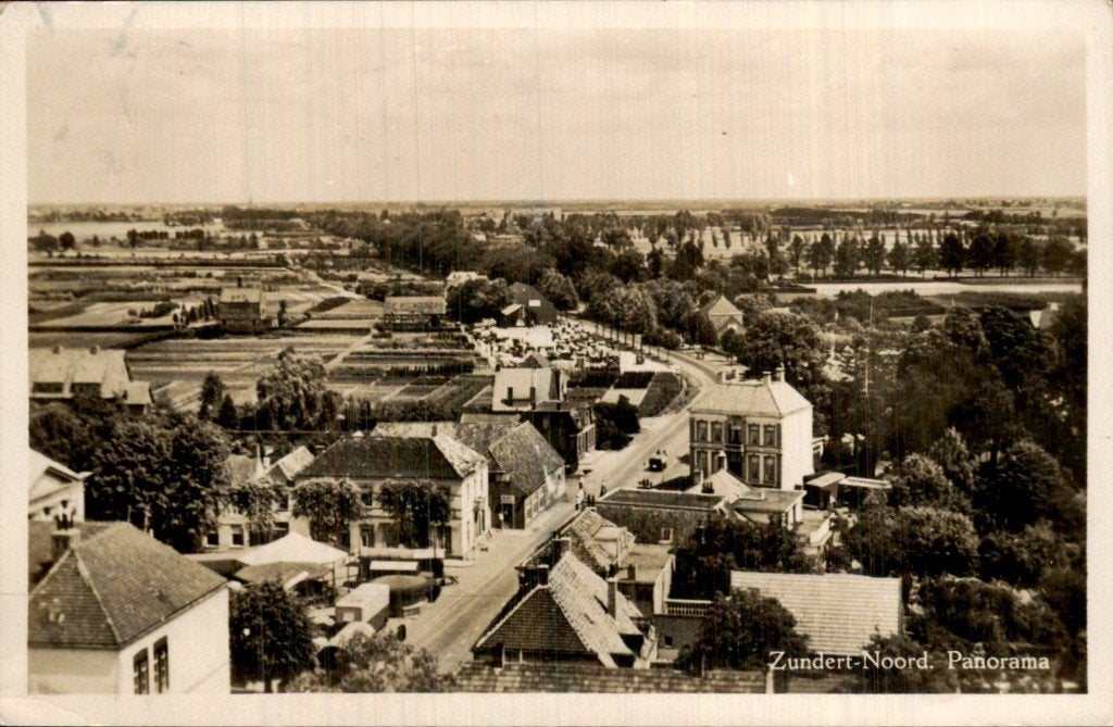 Zundert-Noord - Panorama - Panorama, Ophalen of Verzenden, 1920 tot 1940, Gelopen, Noord-Brabant