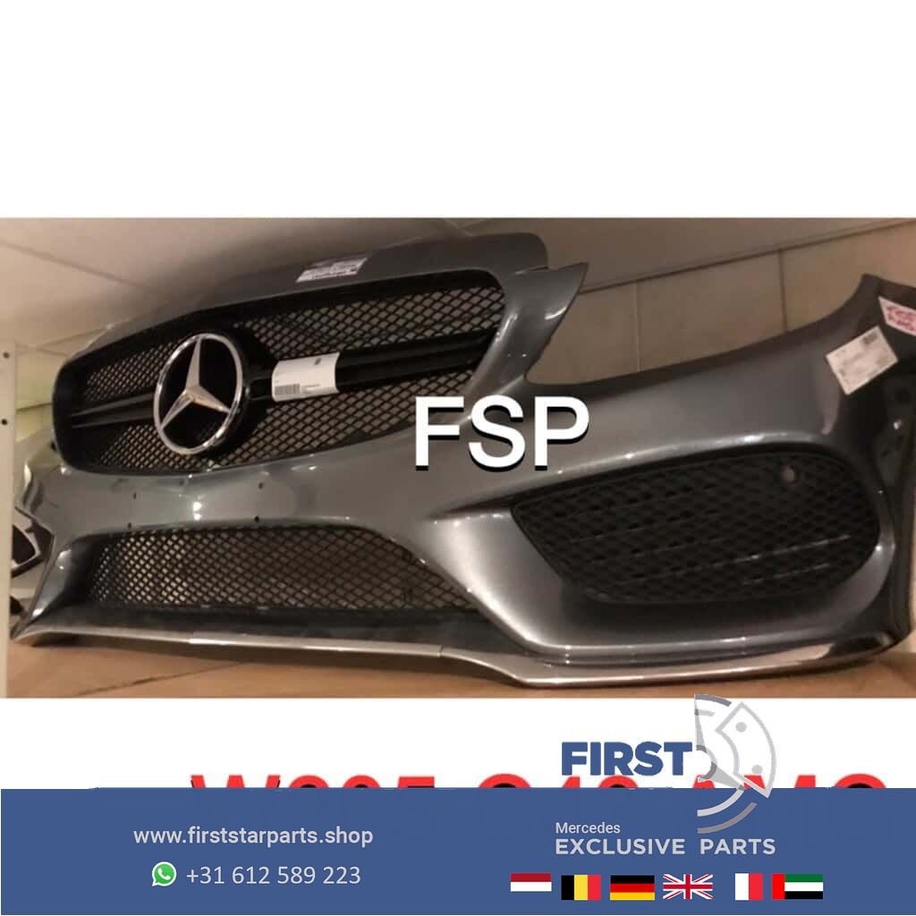 W205 AMG Voorbumper Mercedes C Klasse 2014-2019 Compleet Ori, Auto-onderdelen, Gebruikt, -, Voor, Ophalen of Verzenden
