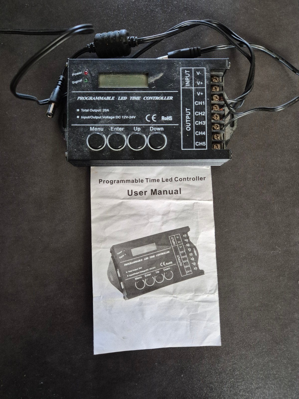 Programmeerbare LED Tijdcontroller - 5 Kanalen, Ophalen, Gebruikt