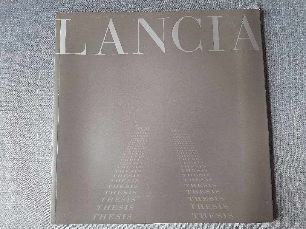Brochure LANCIA THESIS - 2002 NL, Verzenden, Gelezen, Overige merken