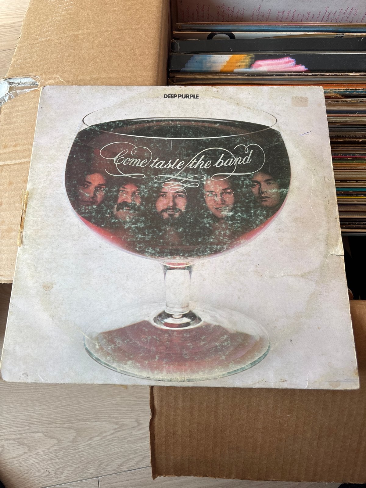 Deep Purple - Come Taste The Band LP (1975), LP, Gebruikt, Hard Rock, Originele persing