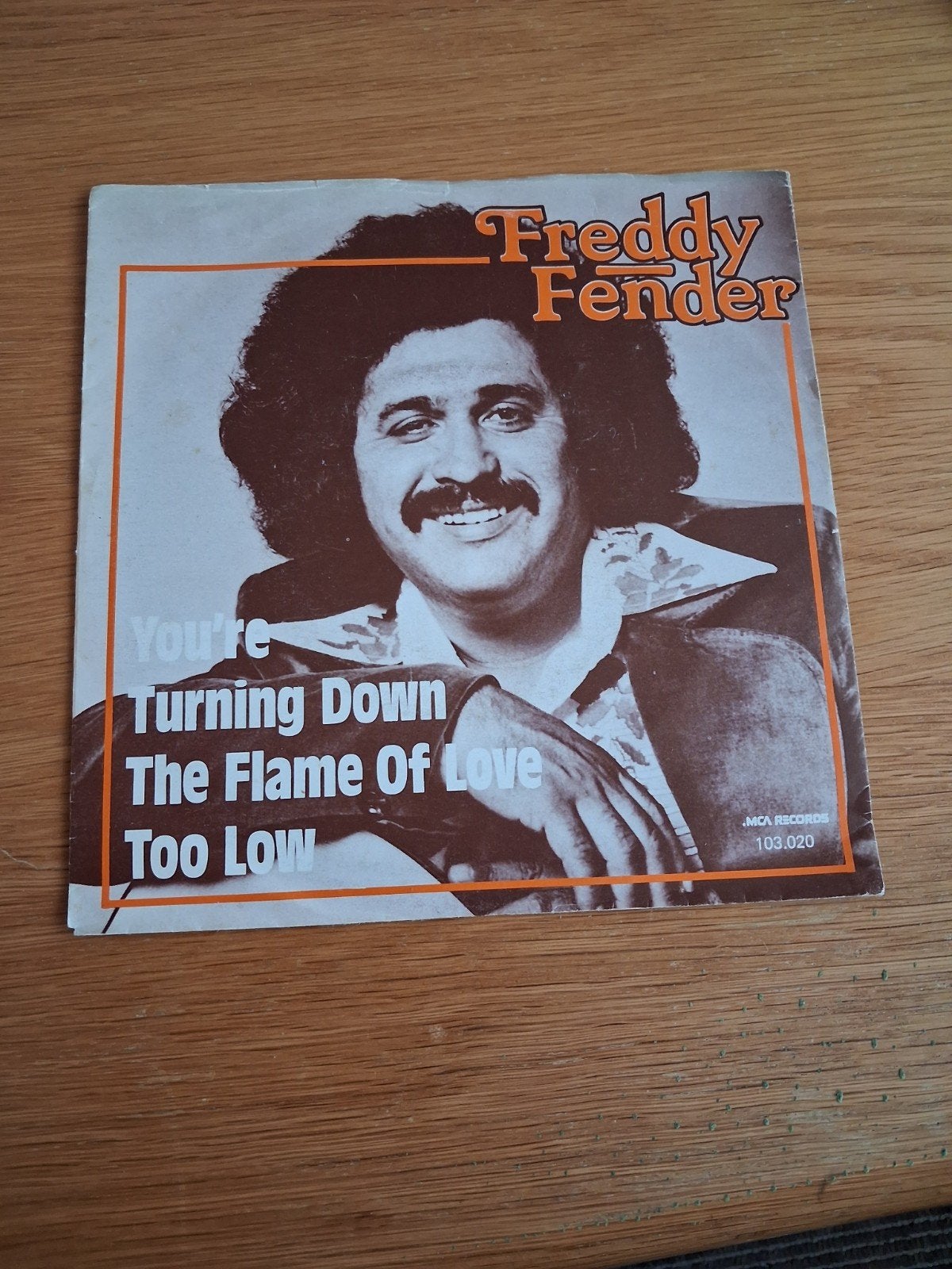FREDDY FENDER  HOES VINYL BIJNA NIEUWSTAAT, Ophalen of Verzenden, Zo goed als nieuw, 12 inch