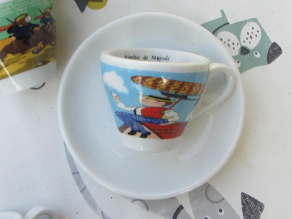 Espresso kop en schoteltjes, Ophalen of Verzenden, Zo goed als nieuw, Overige stijlen, Kop(pen) en/of Schotel(s)