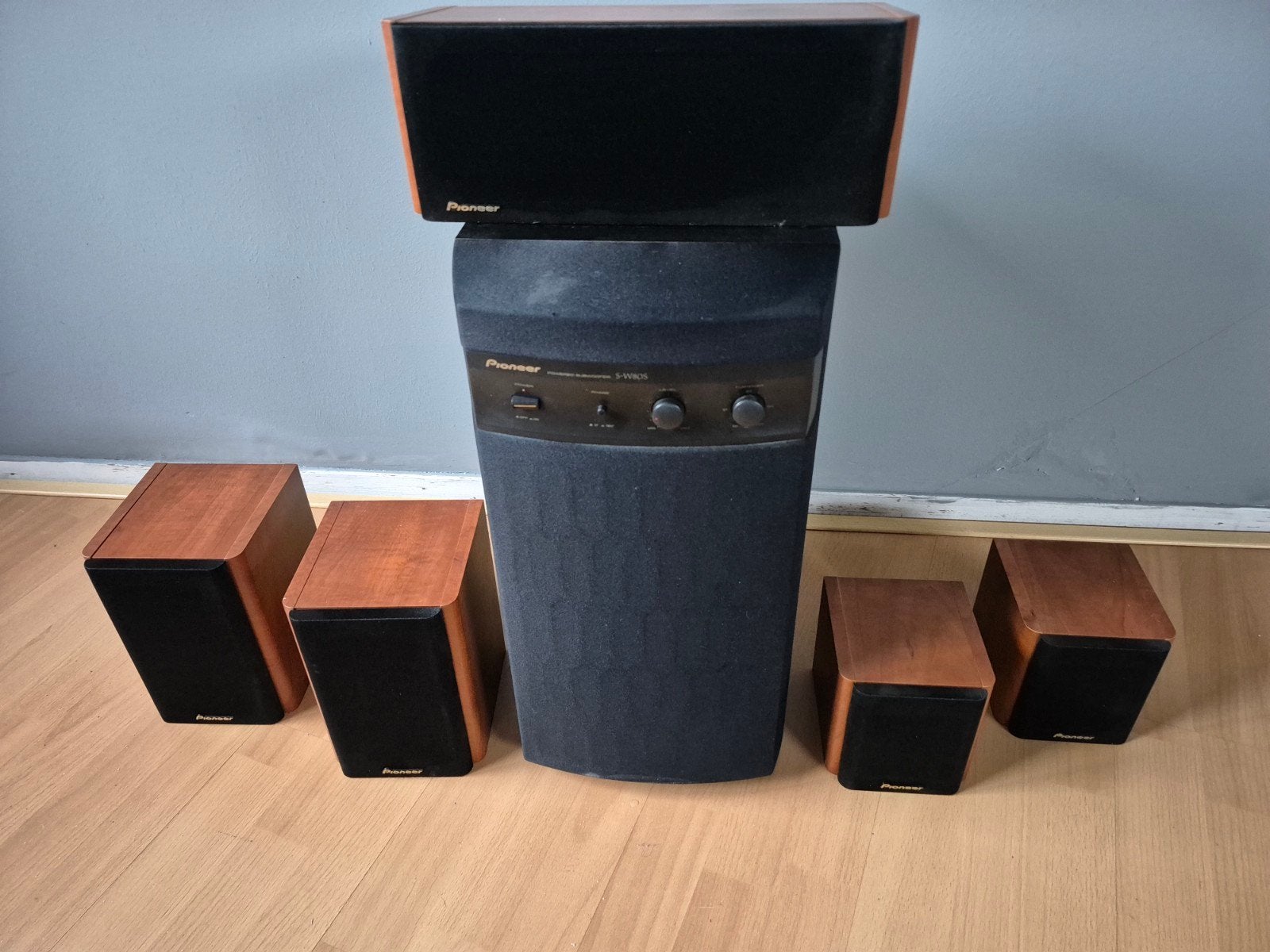 Pioneer Surround Speaker Set 5.1, Ophalen, 60 tot 120 watt, Subwoofer, Overige merken