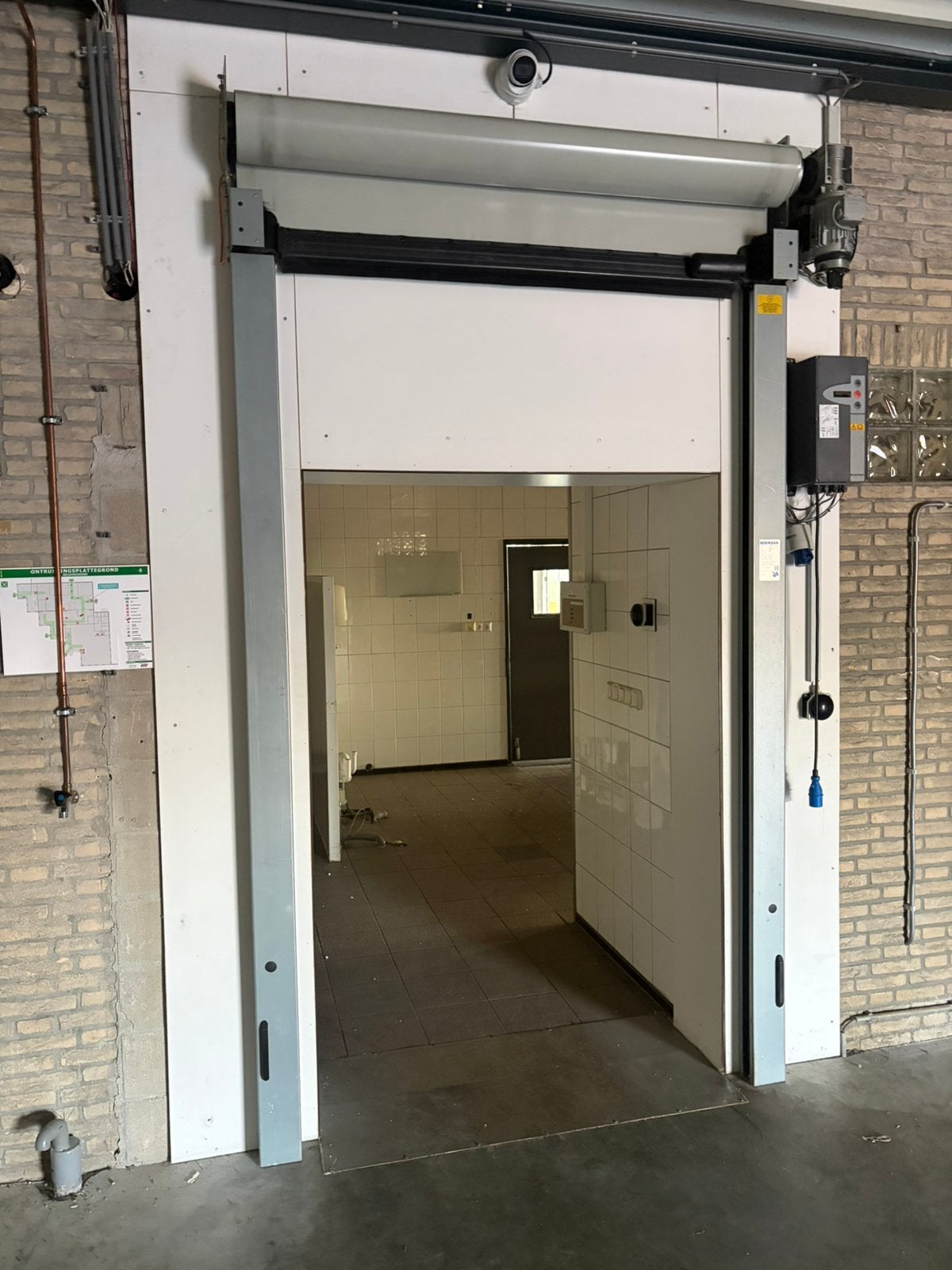 Overheaddeur / elektrische snelloopdeur met doek, Ophalen, 120 cm of meer, Garagedeur, 215 cm of meer