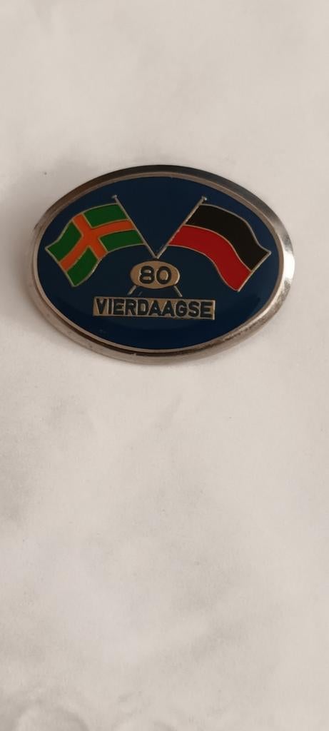 80 Vierdaagse Nijmegen Speldje - Vlaggen, Ophalen of Verzenden