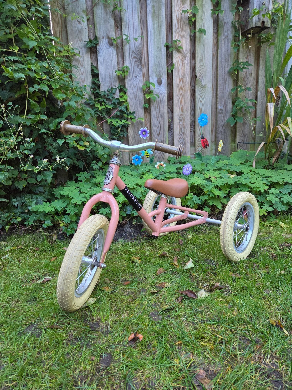 Roze veloretti loopfiets/driewieler, Ophalen, Gebruikt, Veloretti