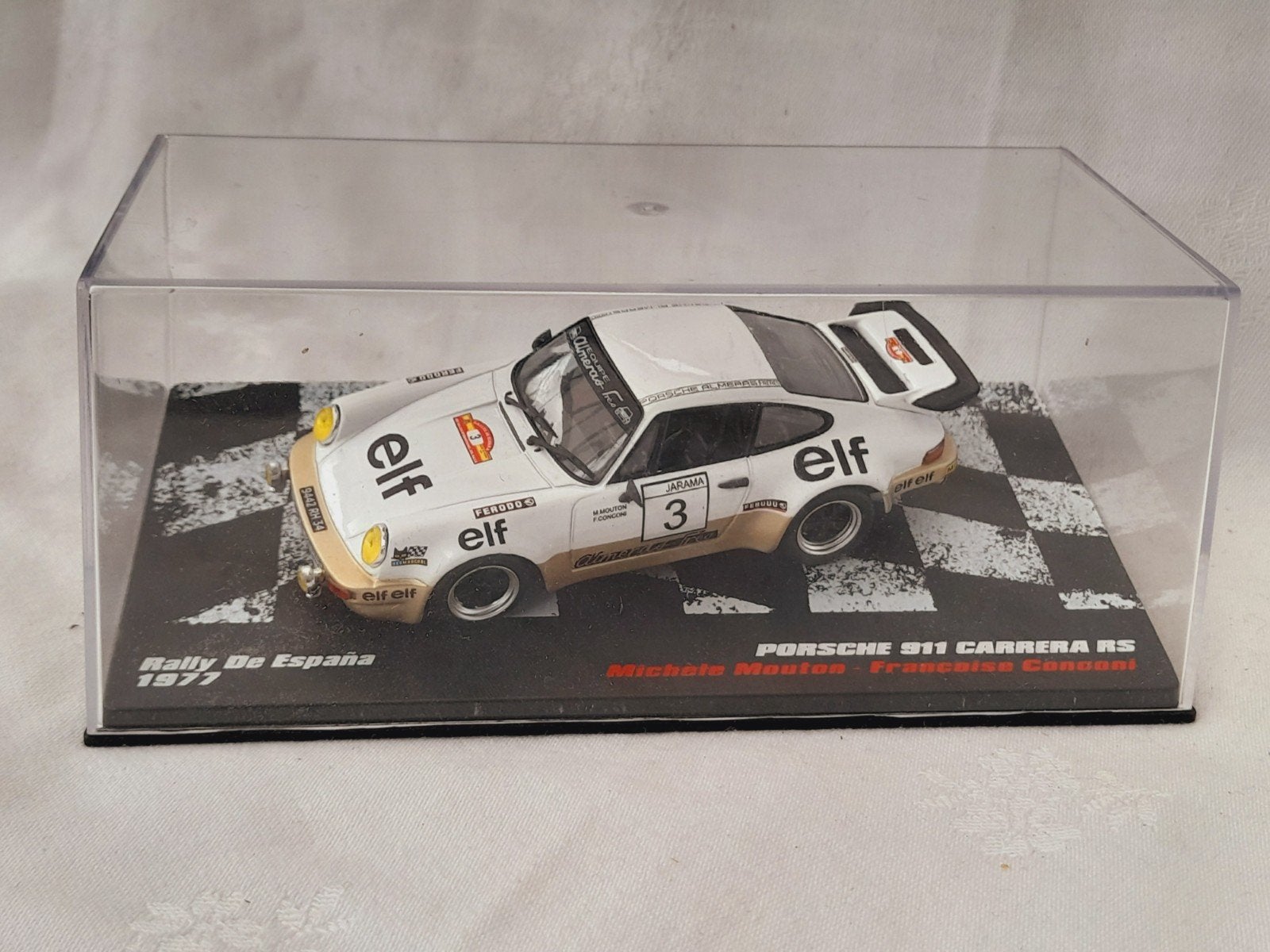 Porsche 911 Carrera RS Rally De España 1977 - Elf, Ophalen of Verzenden, Zo goed als nieuw, Auto, Overige merken