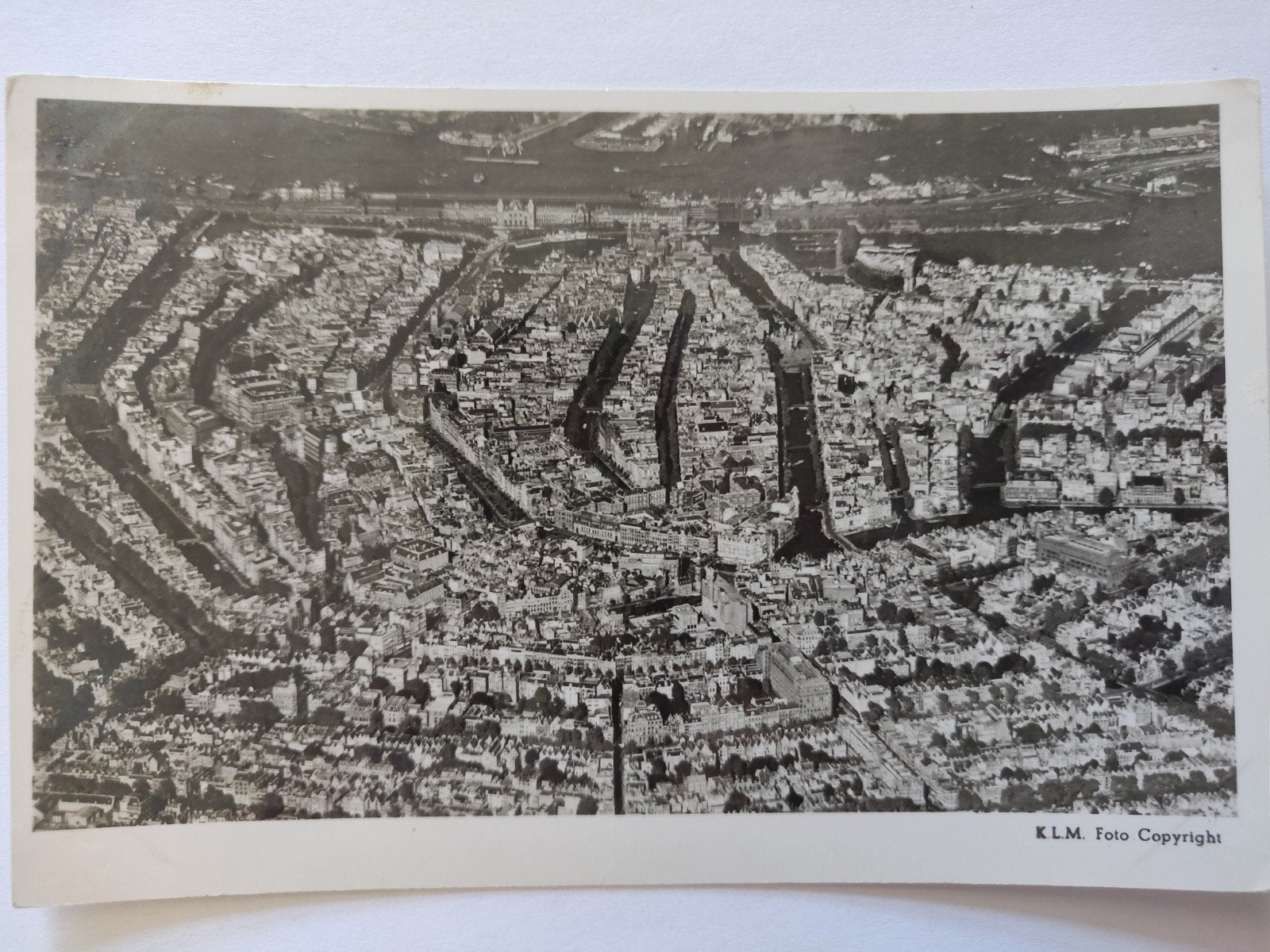 c2190 amsterdam klm, Ophalen of Verzenden, 1920 tot 1940, Noord-Holland