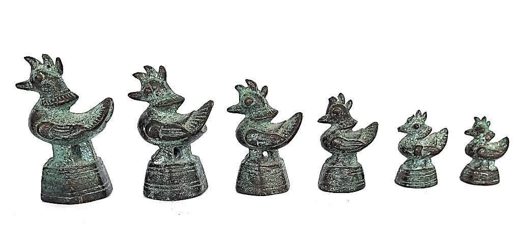 Opium gewichten 6 stuks ( Burma ), Antiek en Kunst, Ophalen of Verzenden