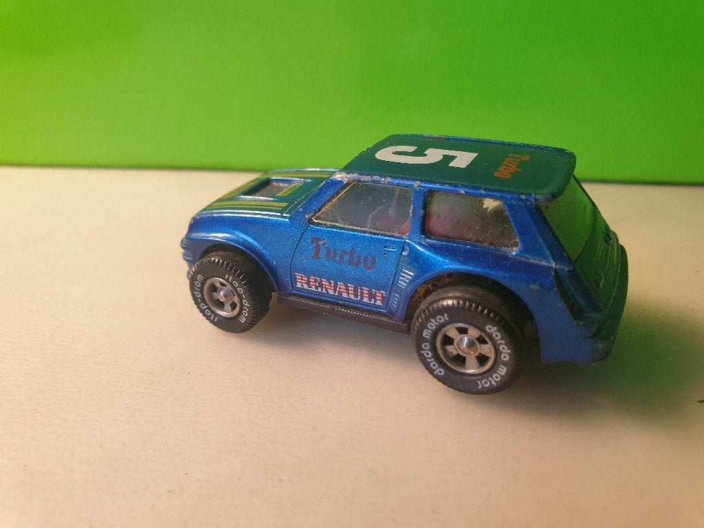 Darda - Renault 5 Turbo [blauw] 1/55, Ophalen of Verzenden, Gebruikt, Auto