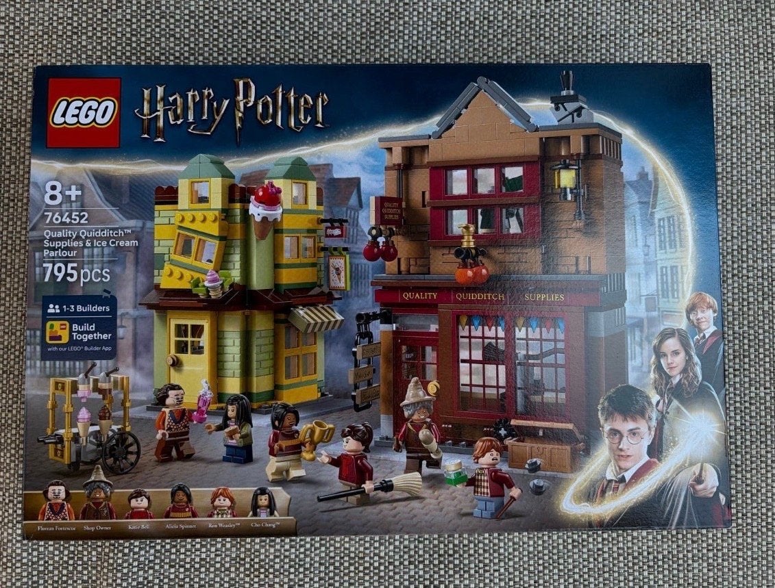 LEGO Harry Potter 76452 Quality Quidditch Supplies & Ice Cre, Lego, Denemarken, Ophalen of Verzenden, Complete set