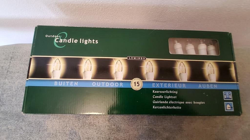 Kerstverlichting 15 lampjes voor buiten, Diversen, Kerst, Ophalen, Gebruikt