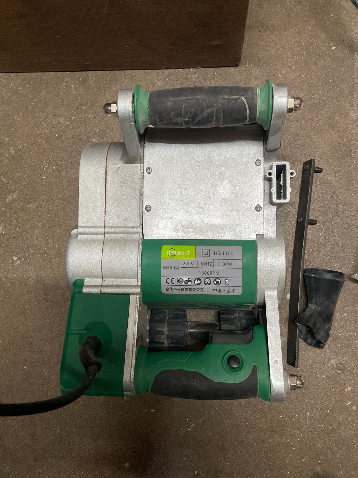 JHS-1100 Muurfrees 220V 1100W 1600RPM, Ophalen of Verzenden, Gebruikt
