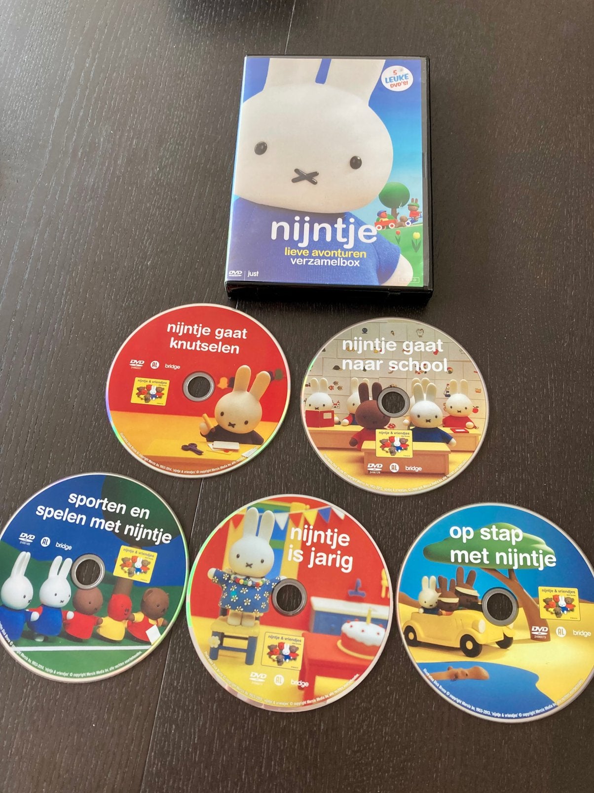 Nijntje lieve avonturenbox 5 DVD’s, Ophalen of Verzenden, Zo goed als nieuw