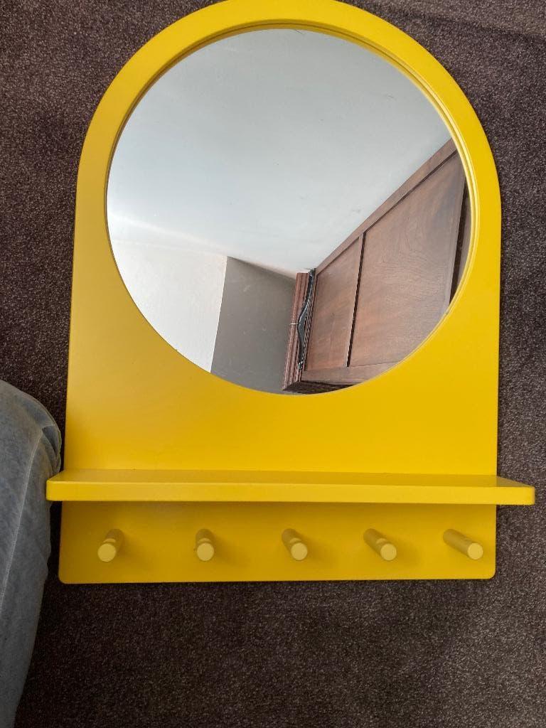 Gele spiegel van Ikea, Ophalen, Gebruikt, Minder dan 100 cm, Overige vormen