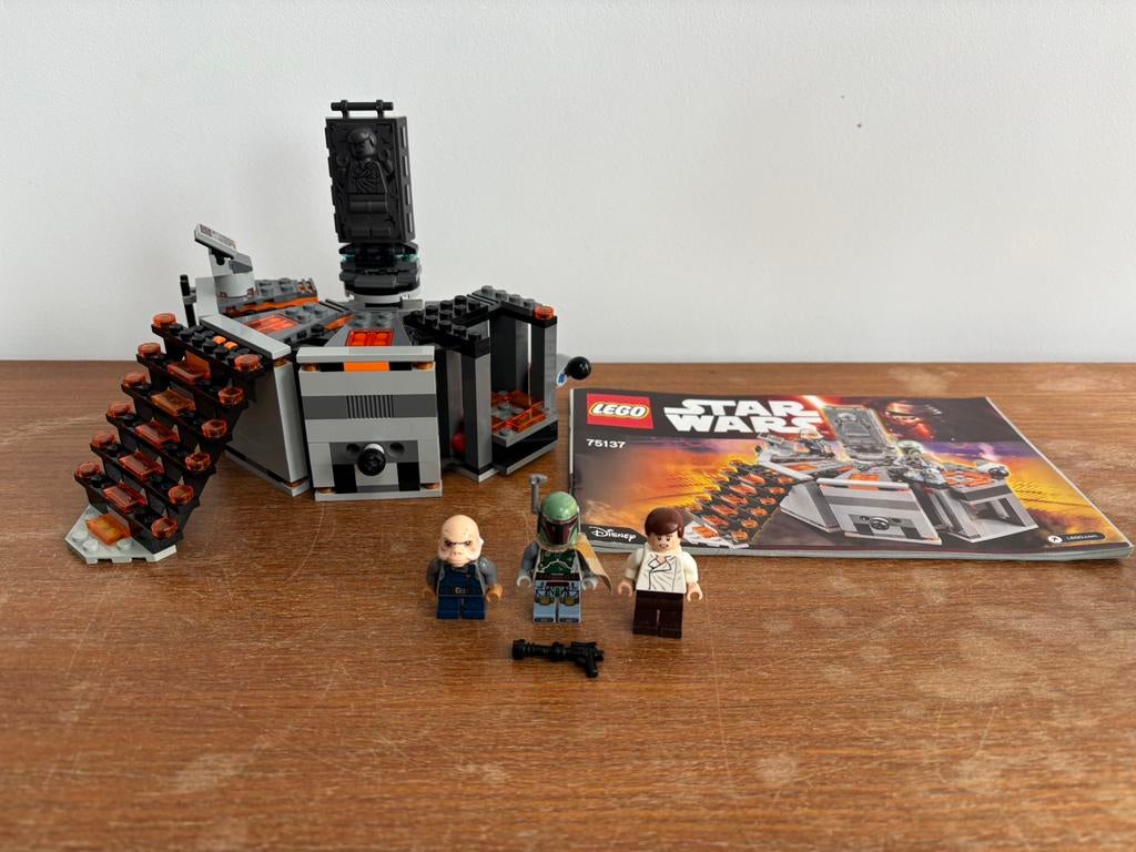 Lego Star Wars Carbon-Freezing Chamber 75137, Ophalen of Verzenden, Zo goed als nieuw