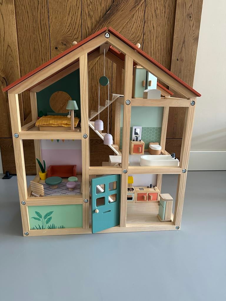 Hema Poppenhuis - Zo goed als nieuw, Kinderen en Baby's, Speelgoed | Poppenhuizen, Ophalen, Zo goed als nieuw, Poppenhuis