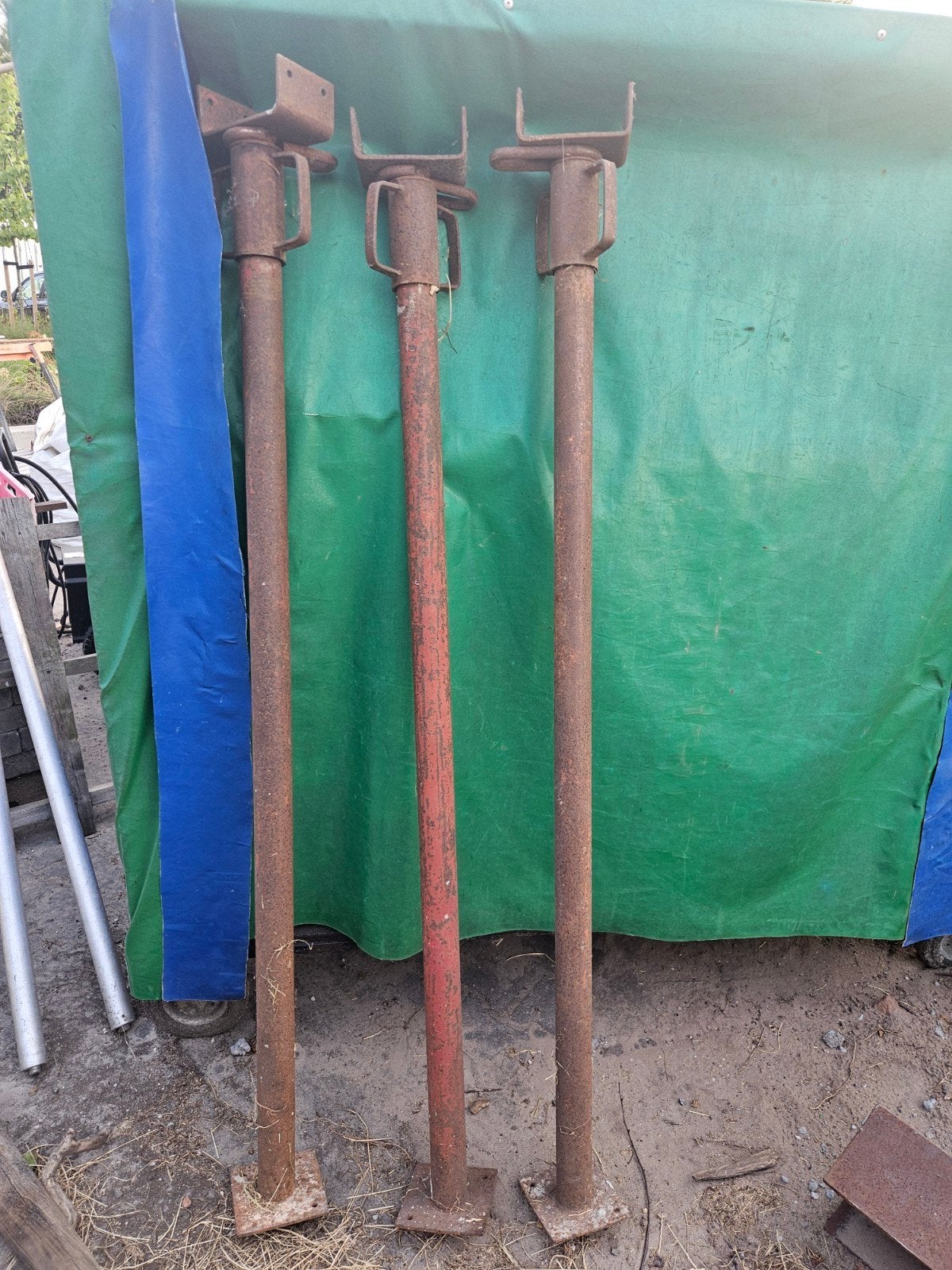 3x bouw stempels, Ophalen, Overige typen, Minder dan 2 meter